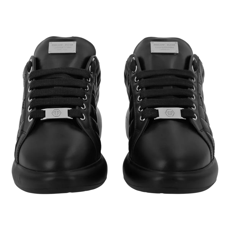 Philipp Plein Low-Top-Sneaker Lo-Top Turnschuhe Matelasse schwarz(Image 2)