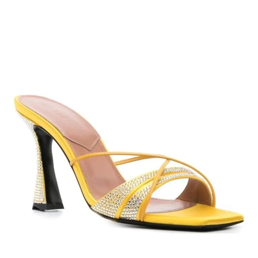 D'ACCORI Sandale Lust Mule High Heels Yellow