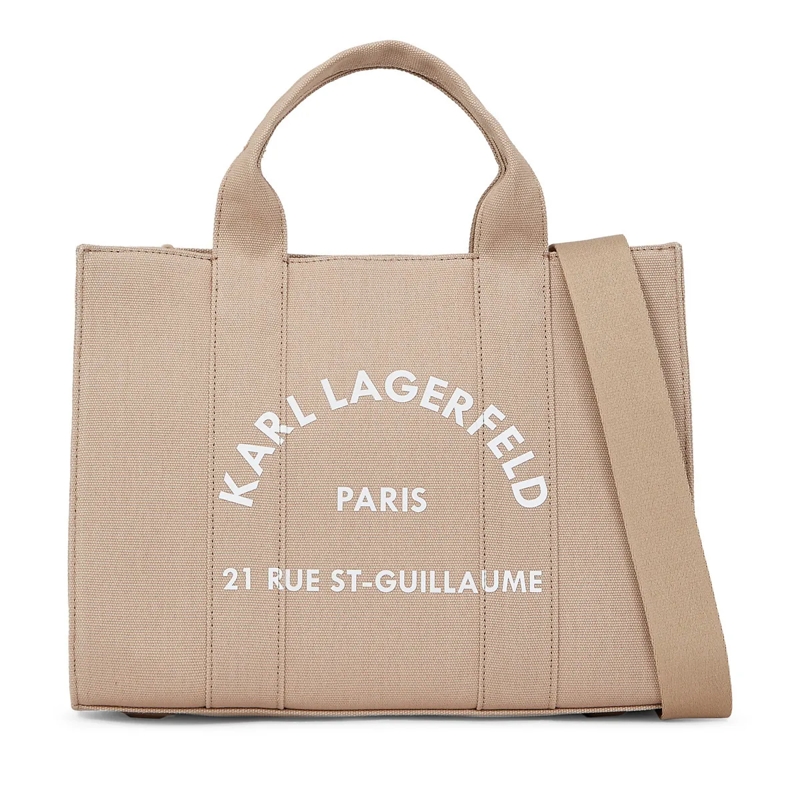 Karl Lagerfeld Shopper RUE ST-GUILLAUME KLEINE QUADRATISCHE TOTE-BAG braun