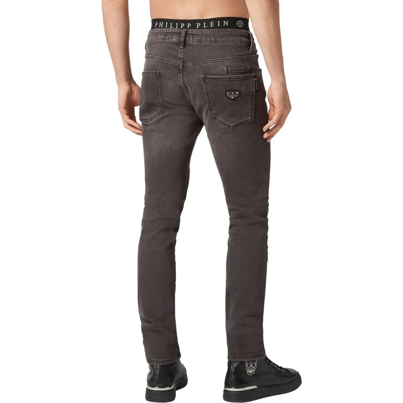 Philipp Plein Jeans mit geradem Bein Jeans Regular Fit grau(Image 2)
