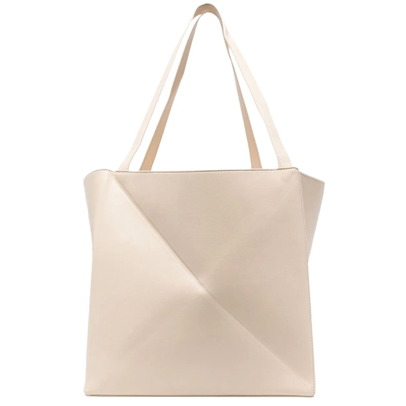 Nanushka Fourre-tout The Origami Tote Bag beige