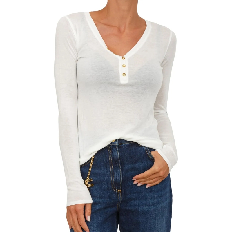 Elisabetta Franchi  Sweaters Ivory weiß