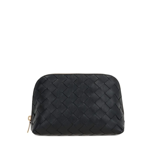 Bottega Veneta Clutch Black Calf Leather Bag Black