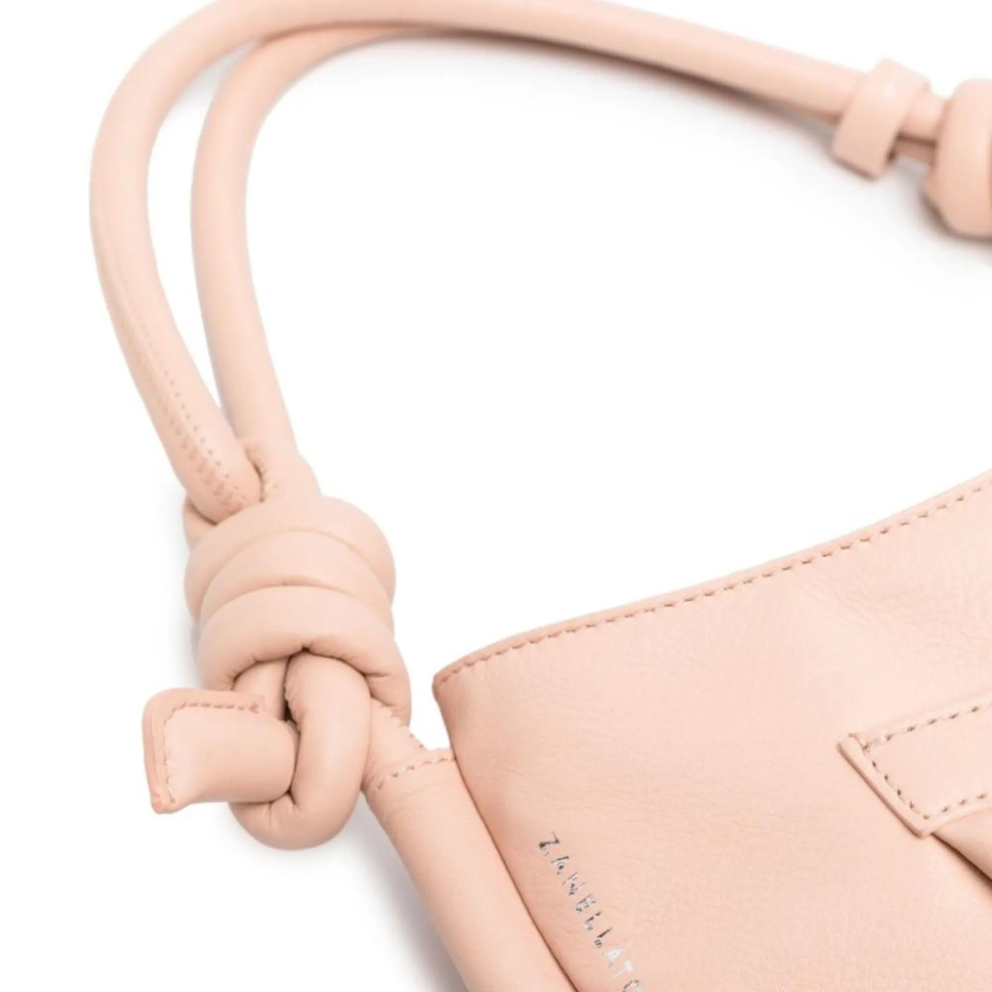 Zanellato Hobo bags Borsa Demi Piuma Knot in roze