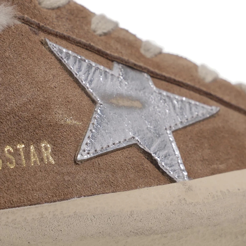 Golden Goose Sneaker basse Superstar Double Quarter Tabacco(Image 4)