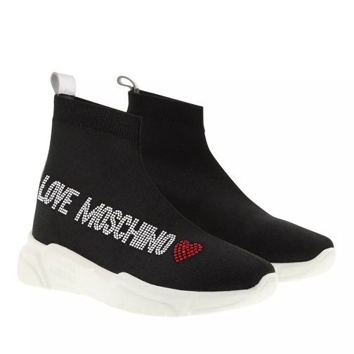 Love Moschino Sneaker Running Calza Nero scarpa da ginnastica bassa