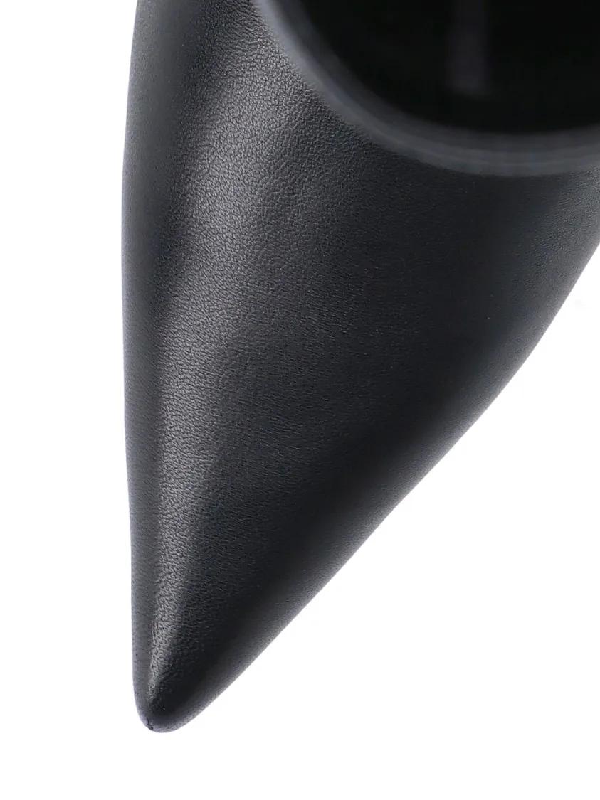 Thumbnail - Marc Jacobs Stiefel - Pointed Toe Black Lambskin Boots With Raised Stitc - Gr. 41 (EU) - in Schwarz - für Damen