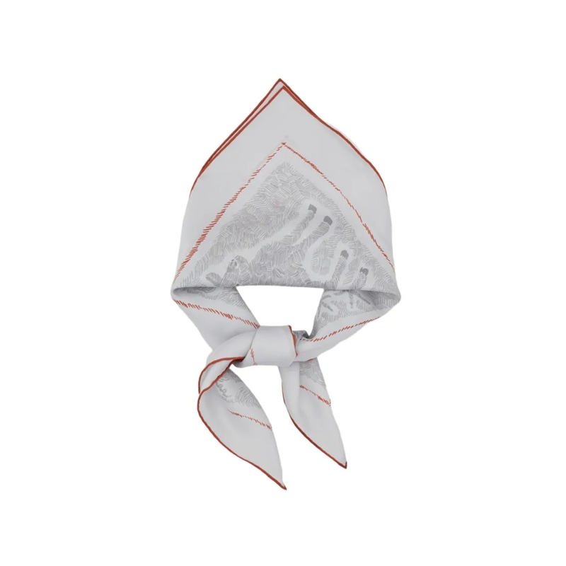 Jacquemus Écharpe légère Le Foulard Paysan White