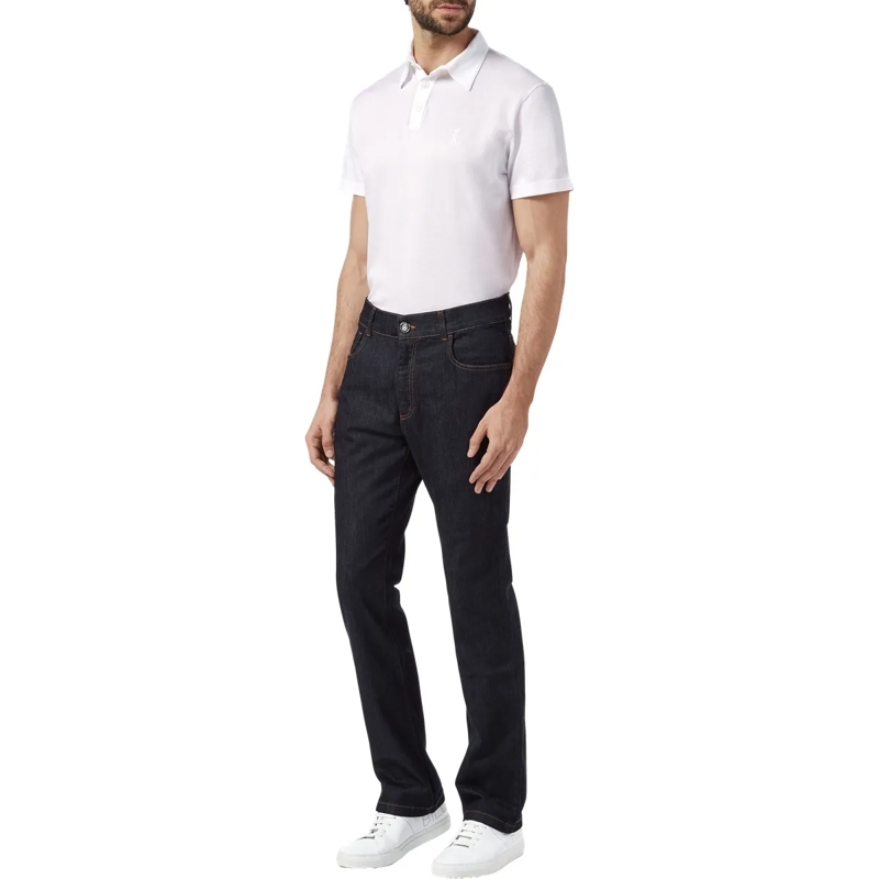 BILLIONAIRE Jeans mit geradem Bein Jeans Regular Fit Double B dunkel-blau(Image 3)