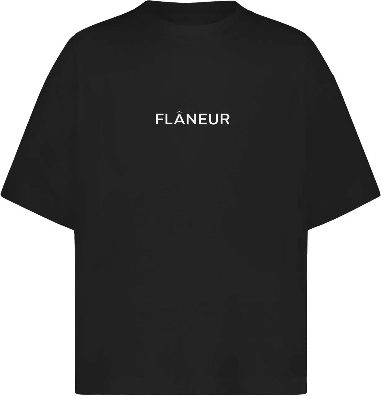 Thumbnail - Flâneur - Box Logo T-Shirt  Black - Größe XL - schwarz