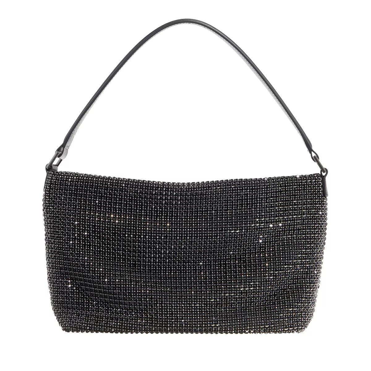 self-portrait Hobo bags Diamante Medium Hobo Bag in zwart