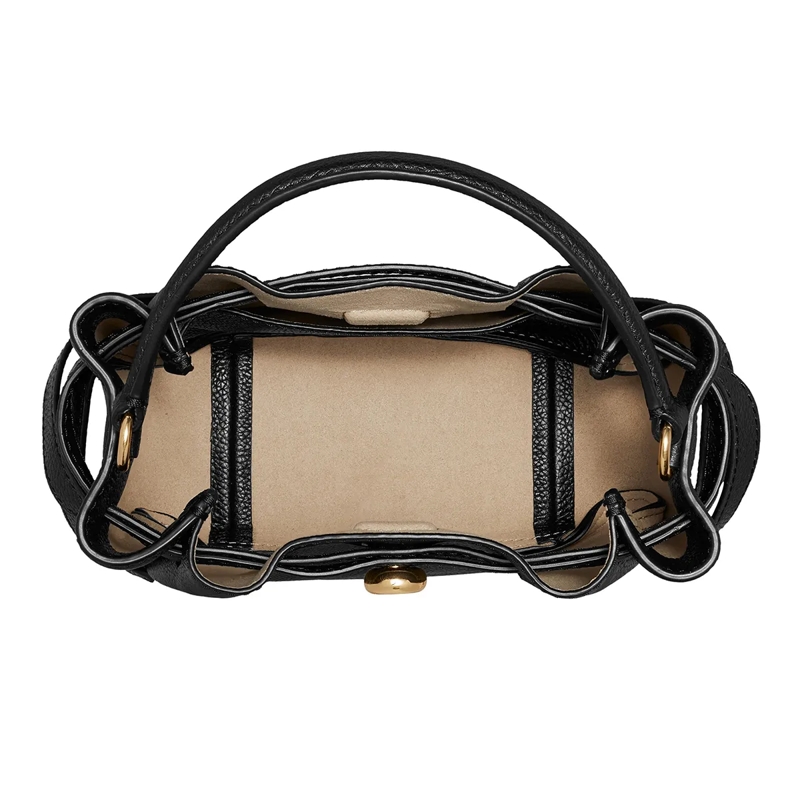 Tory Burch Bucket Bag Romy Mini Bucket Bag Black(Image 4)