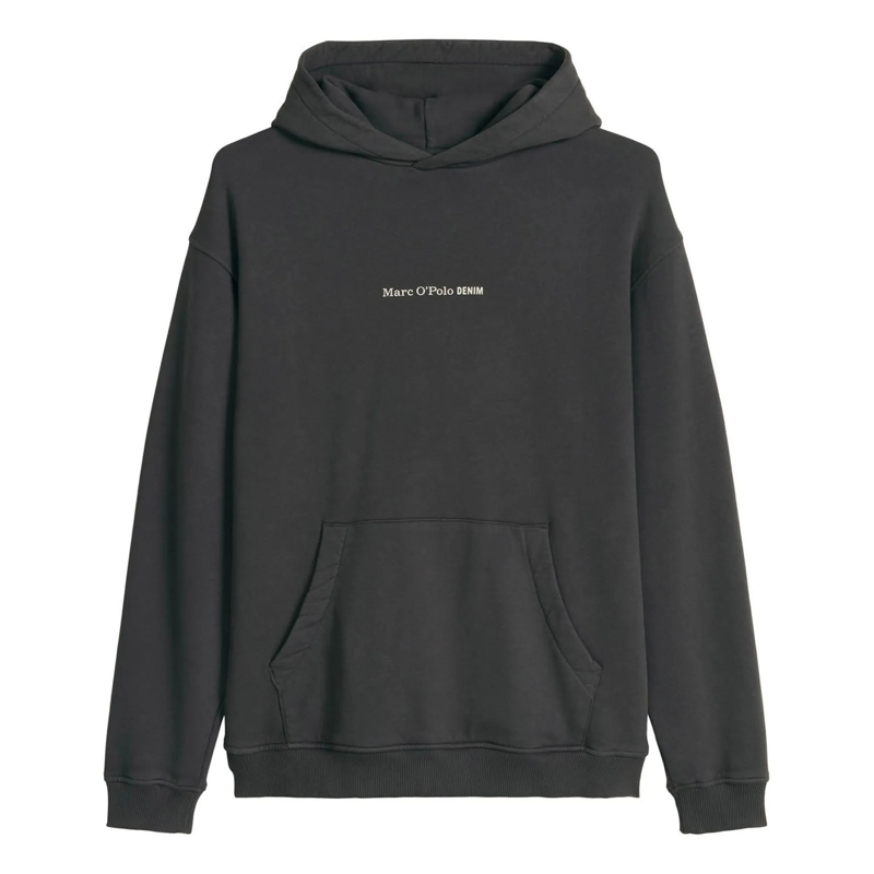Marc O´Polo  Hoodie, LSL Print, Relaxed Fit 1er Pack dunkel-grau