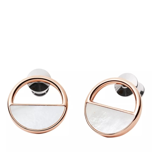 Skagen Elin-and Mother-of-Pearl Stud Earrings Rose Gold Ohrstecker
