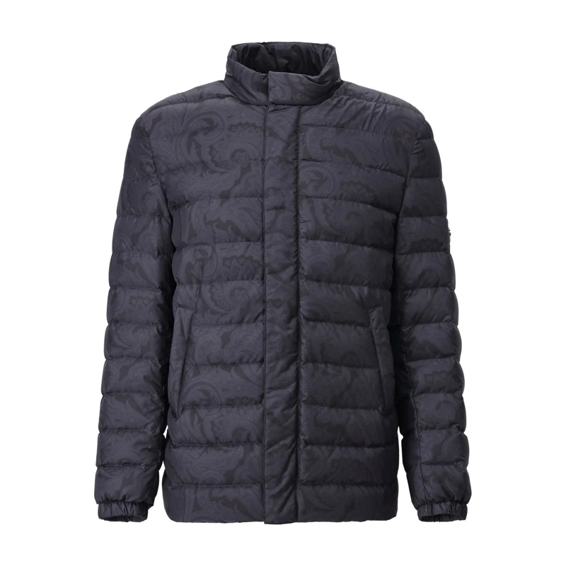 Etro Overgangsjas Steppjacke mit Daunen-Feder-Füllung blau