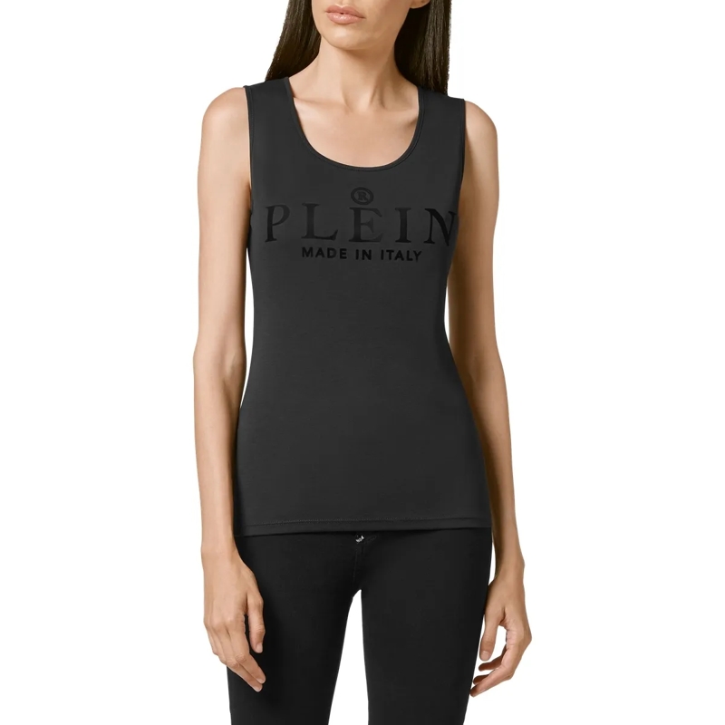 Philipp Plein Top Tanktop Iconic Plein creme(Image 3)