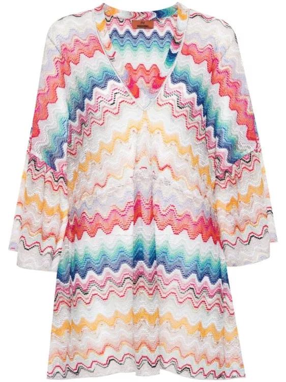 Missoni - Zigzag Short Dress - Größe 44 - multi