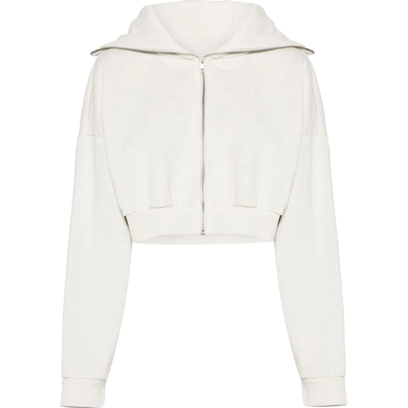 ENTIRE STUDIOS Sweatshirt Cropped Full Zip Rice mehrfarbig