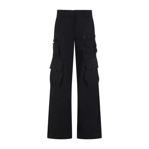 Off-White Black Virgin Wool Toybox Cargo Pants Black 