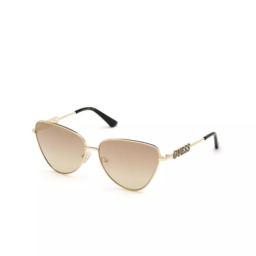 Guess Women Sunglasses Metal GU7646 Gold/Grey Solglasögon