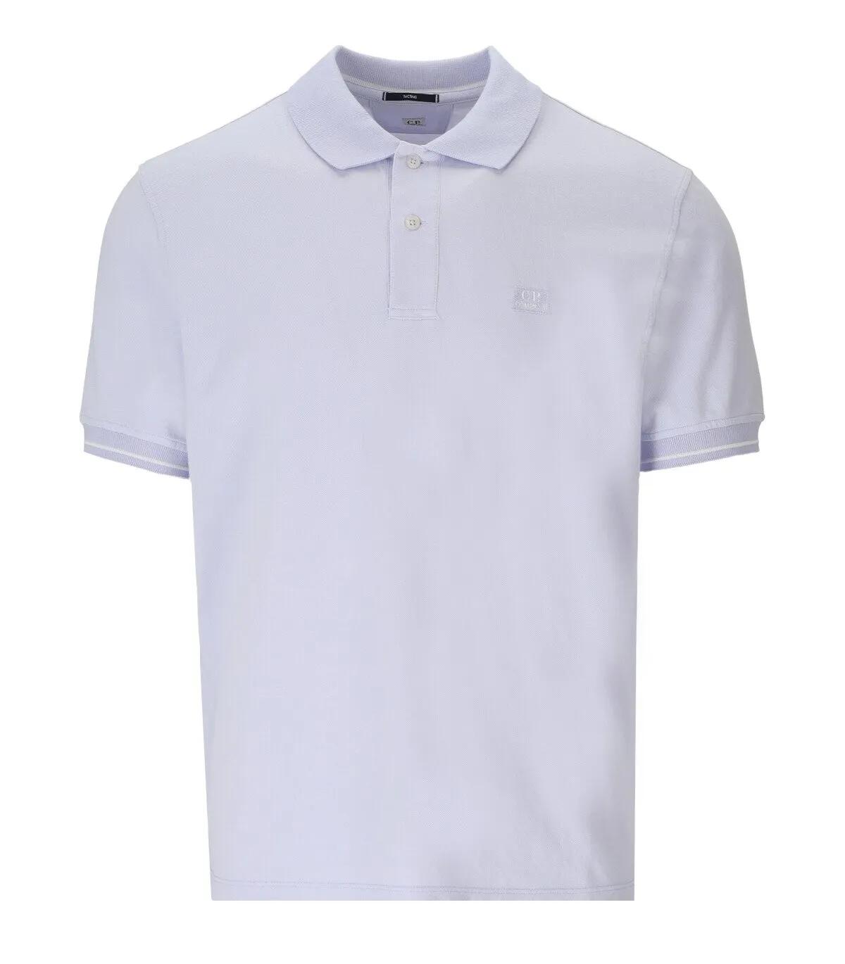 CP Company - C.P. COMPANY TACTING PIQUET LILA POLOSHIRT - Größe S - purple