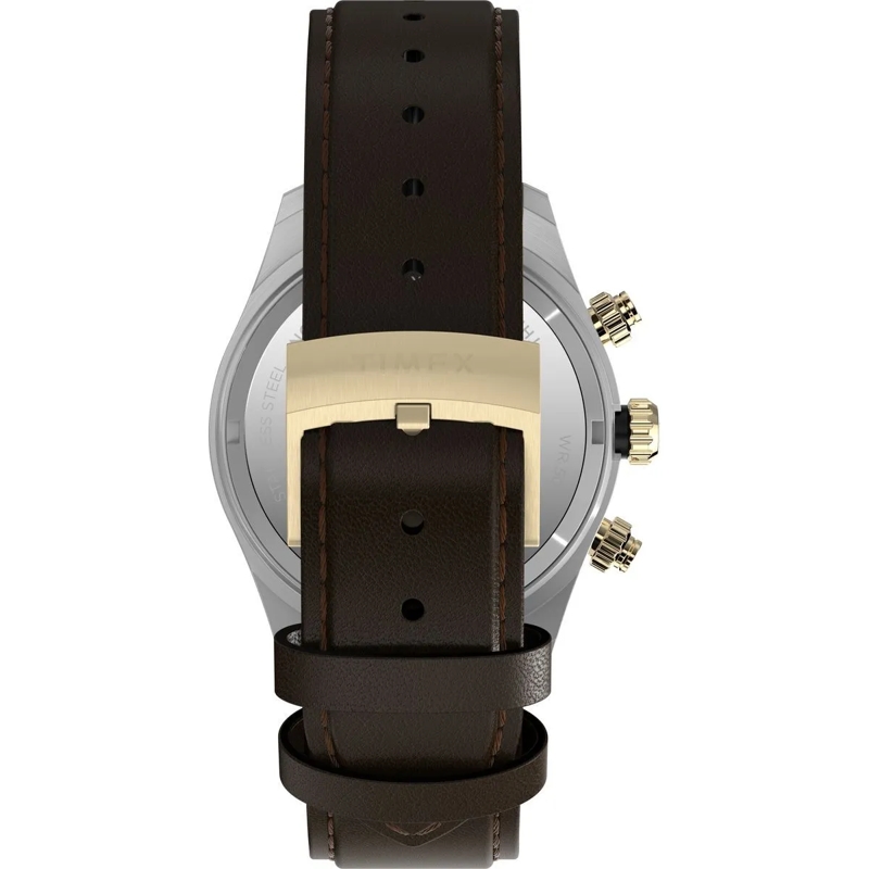 Timex Quarzuhr Quarz-Chronographenuhr Waterbury Heritage Chronogr braun(Image 4)