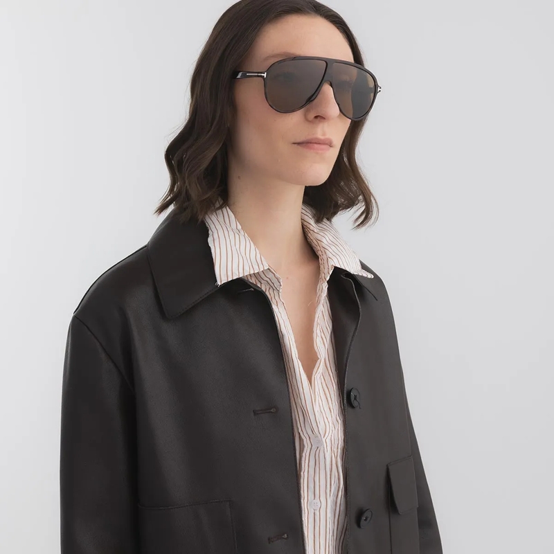 Tom Ford Sonnenbrille Ft1211@6552n Dark Havana(Image 2)