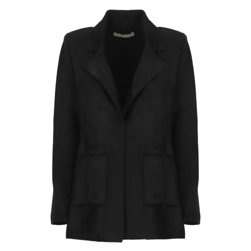 D. Exterior Blazer Wool Blend Blazer Black