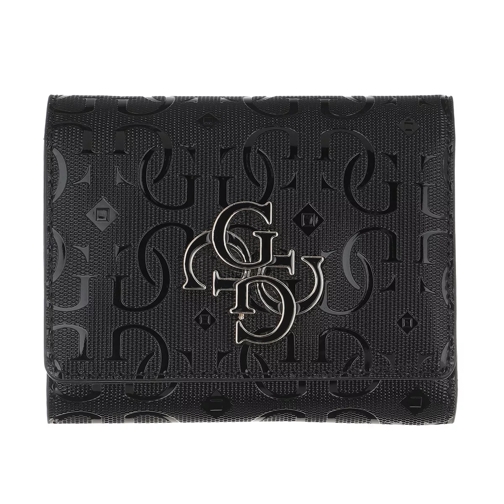 Guess Chic Shine Wallet Small Trifold Black Tri-Fold Portemonnaie