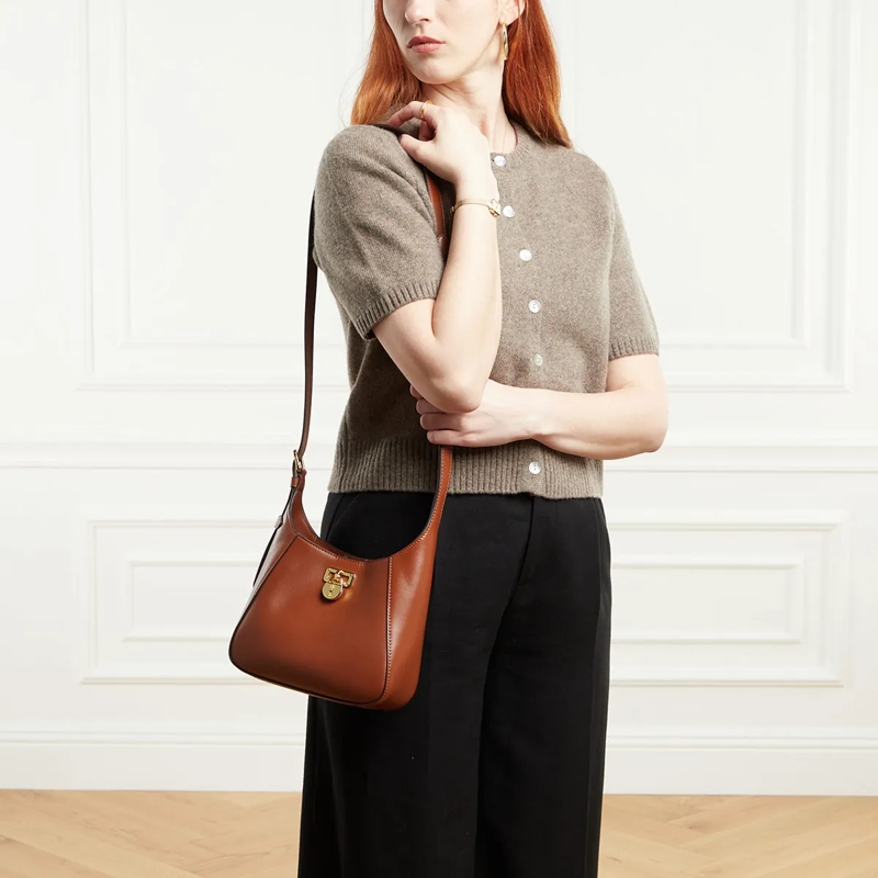 Lauren Ralph Lauren Schultertasche Tanner Sm Sh-Shoulder Bag-Small Lauren Tan(Image 3)