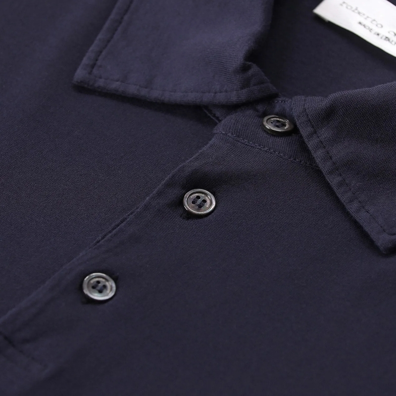 Roberto Collina Polohemd Poloshirt aus Baumwolle weiß(Image 6)