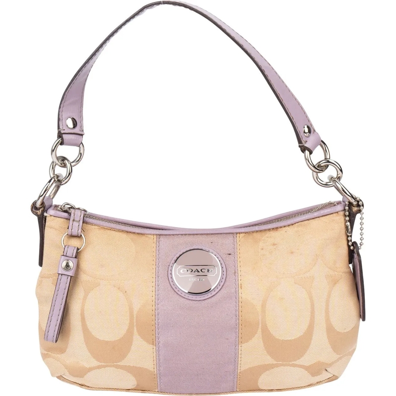 Coach Tote Coach Monogram Handbag beige