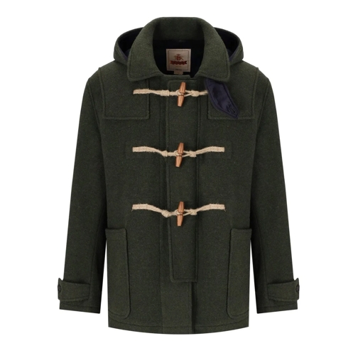 Baracuta Vestes de bombardier BARACUTA DOUBLE WOOL SHORT DUFFLE GRÜNE MONTGOMERY grün