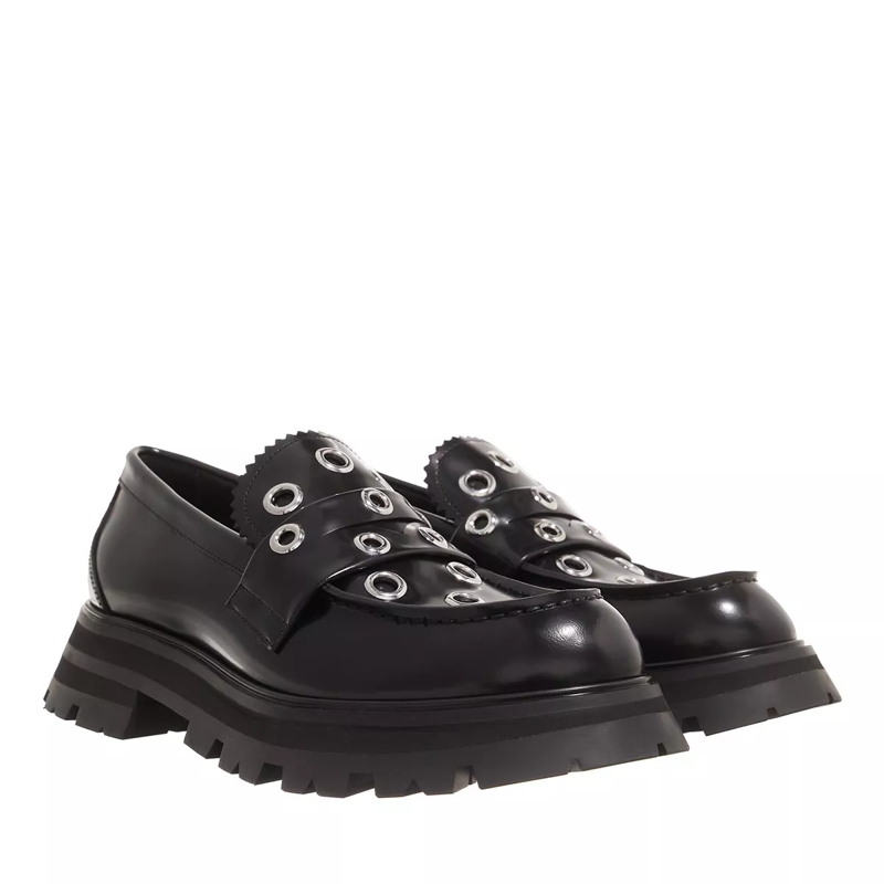 Alexander McQueen Loafer Loafers Leather Black