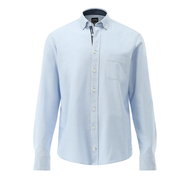 VAN LAACK Hemd Hemd Tailor Fit Dessiniert blau
