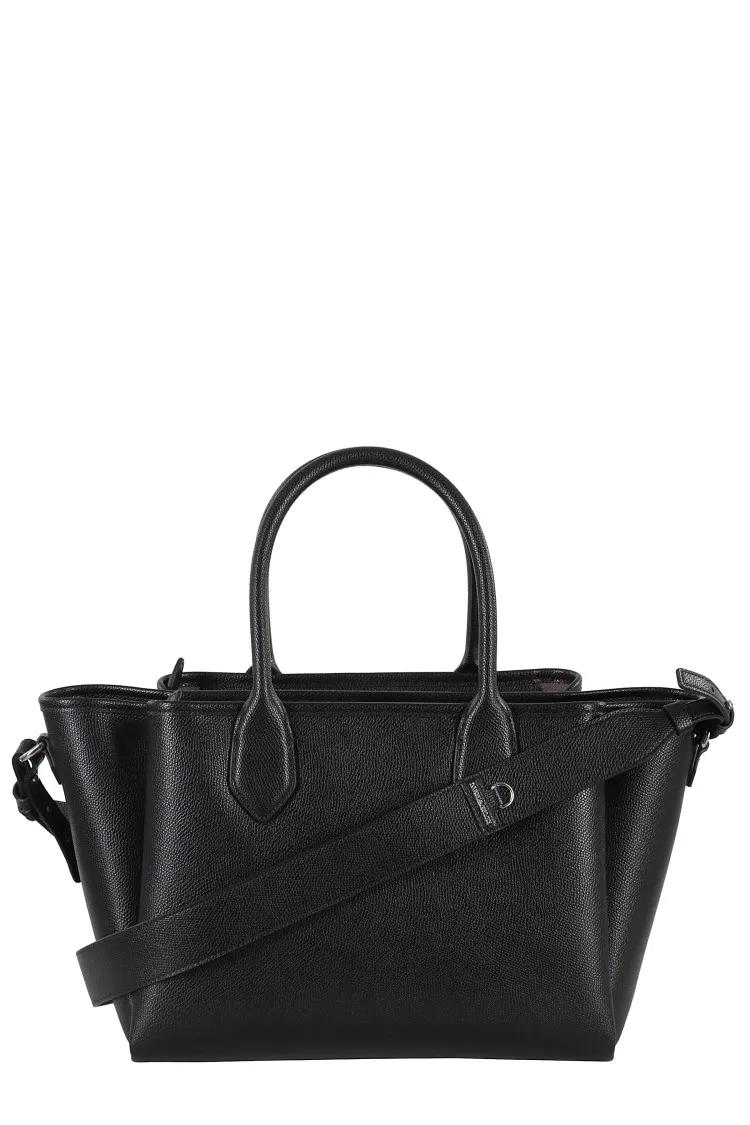 Emporio Armani Shoppers & Totes Structured Triple Compartment Shopping Bag in zwart