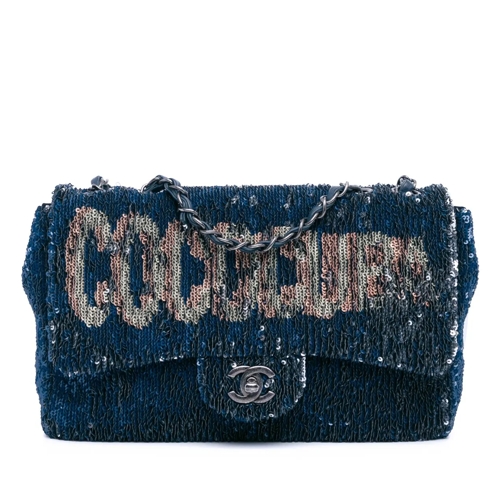 Chanel Sac à bandoulière 2016-2017 Paris Cuba Medium Sequin Coco Cuba Singl blau (Image 2)