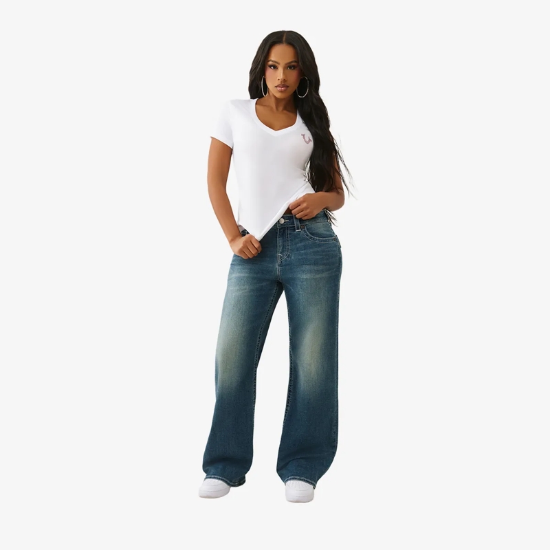 True Religion T-Shirt T-Shirt BUDDHA CRYSTAL weiss(Image 2)