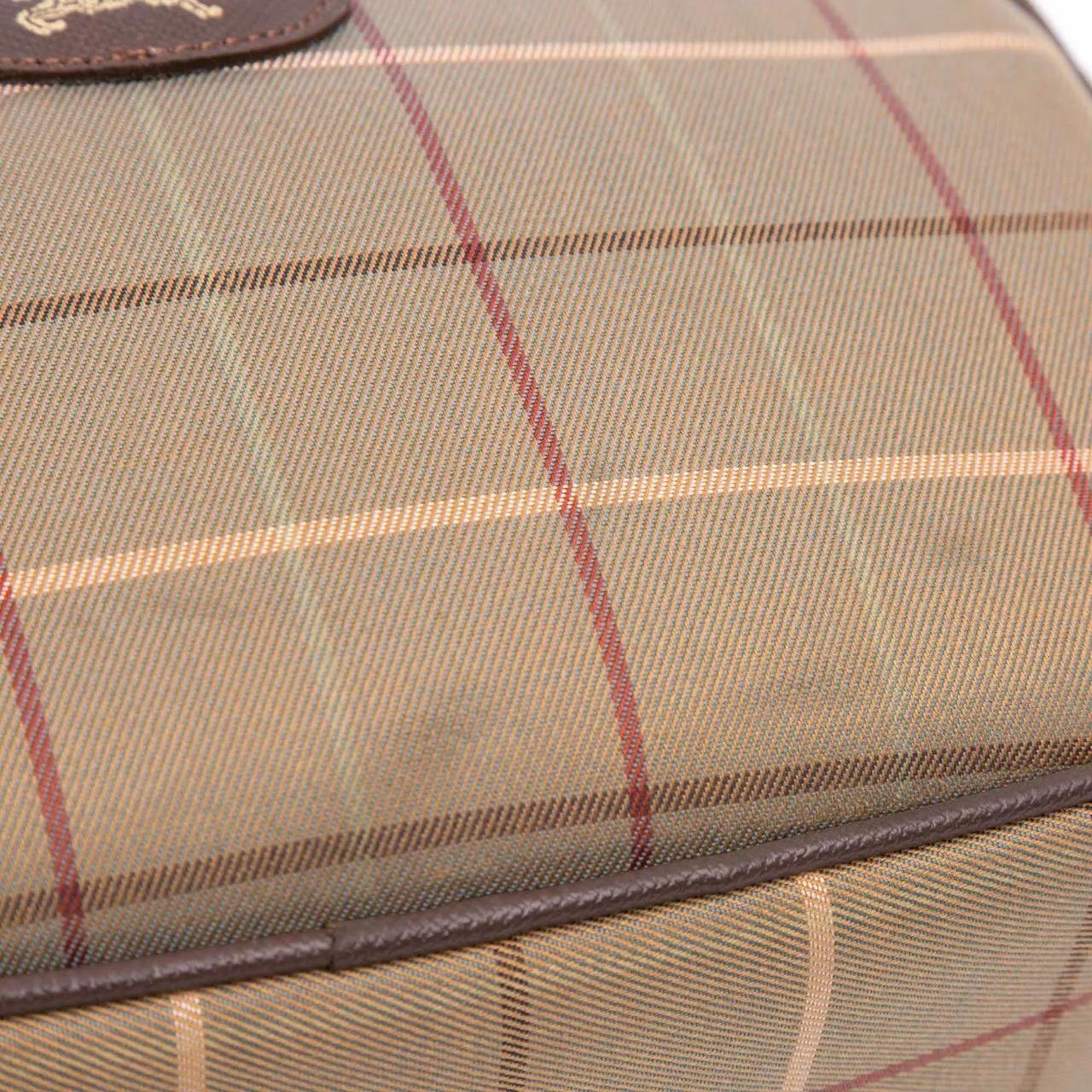 Thumbnail - Burberry Clutches - Vintage Check Canvas Clutch - Gr. unisize - in Braun - für Damen