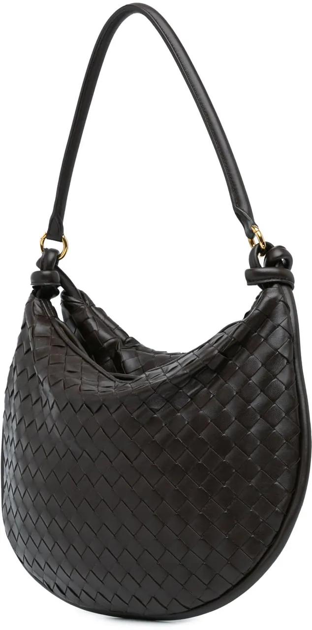 Thumbnail - Bottega Veneta Hobo Bags - 2012-2023 Large Lambskin Intrecciato Gemelli - Gr. unisize - in Braun - für Damen