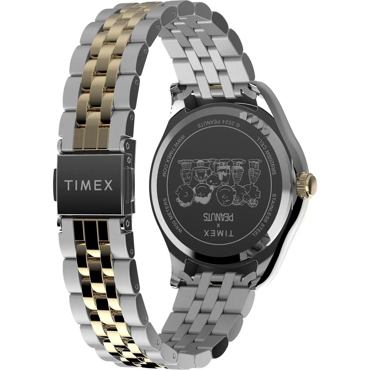 Thumbnail - Timex Uhren - Quarz-Analoguhr Timex Legacy X Peanuts Bicycle - Gr. unisize - in Silber - für Damen