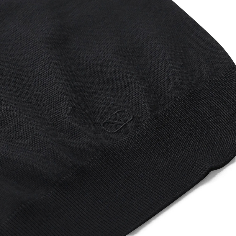 Valentino Garavani T-Shirt T-Shirt aus Wolle schwarz(Image 4)