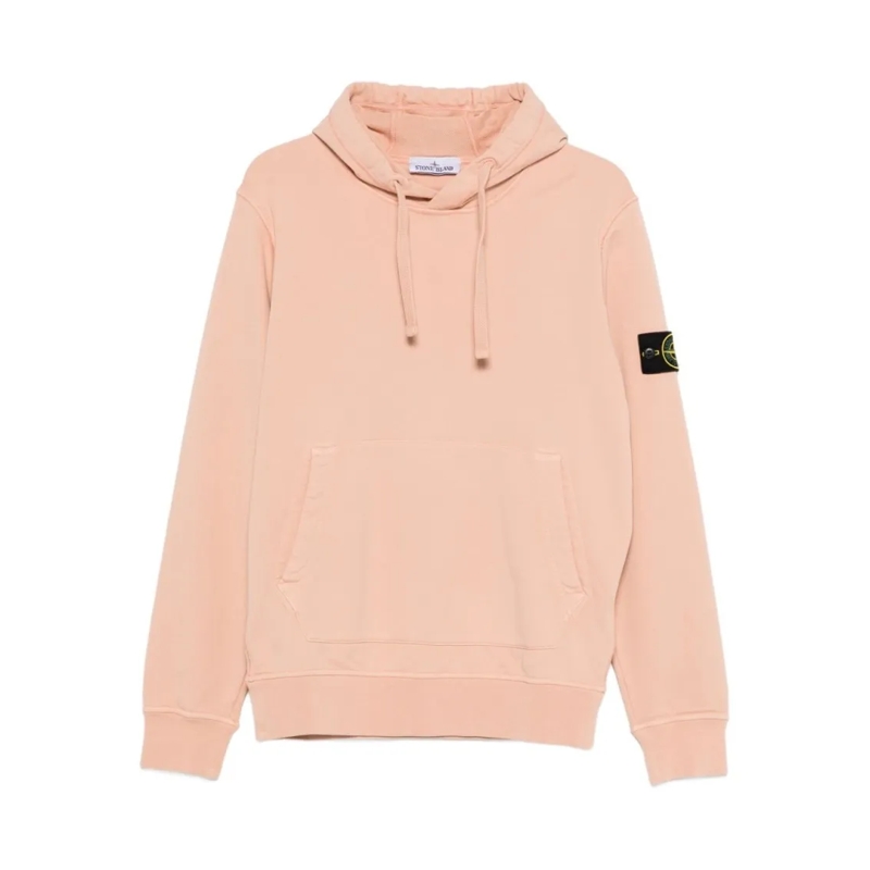 Stone Island  Relaxed-Fit Cotton Hoodie With Subtle Logo Patch Neutrals
