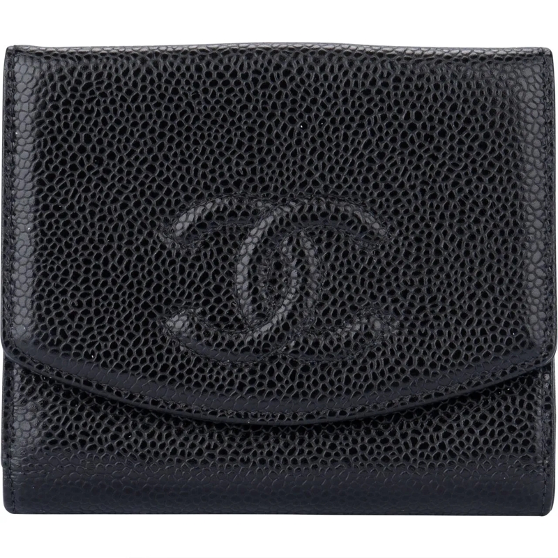 Chanel Geldbörse Chanel Caviar Leather CC Wallet mehrfarbig
