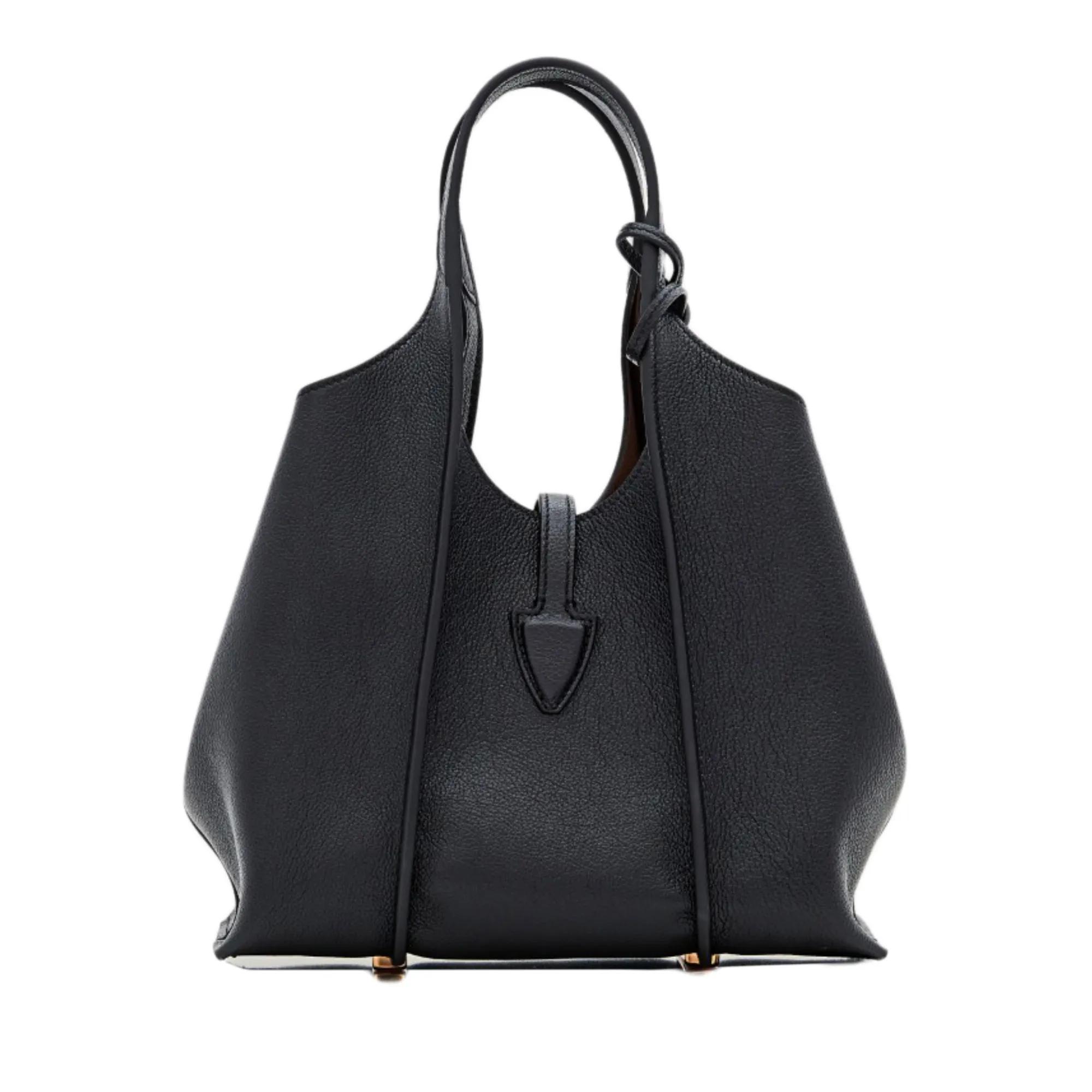 TOD'S Totes & shoppers Black Leather Handbag in zwart