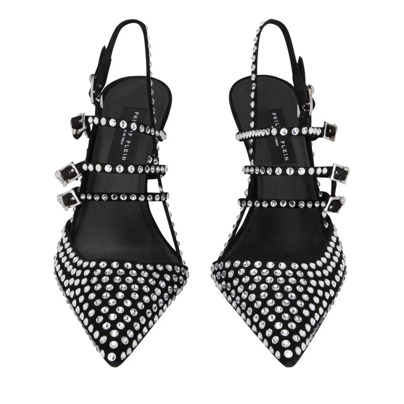 Philipp Plein Pumps Zeigen Sie Ihre modische Seite mit diesen Sling-Ba schwarz(Image 4)