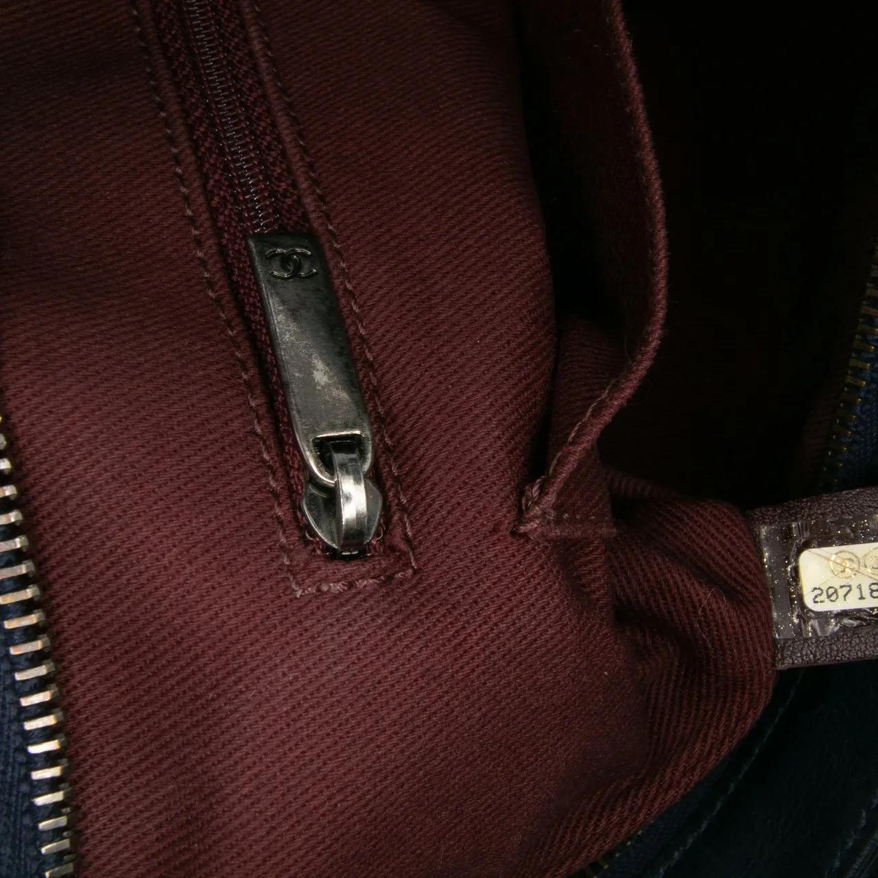 Thumbnail - Chanel Hobo Bags - Quilted Glazed Calfskin Coco Pleats Chain Clutch - Gr. unisize - in Blau - für Damen