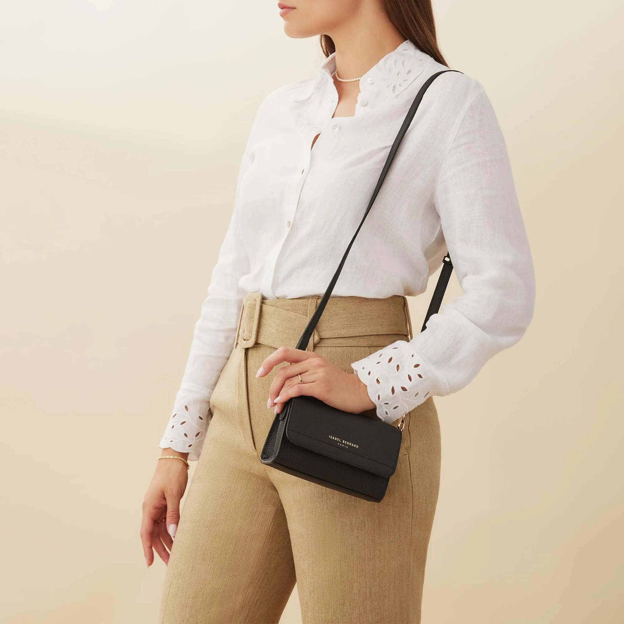 Isabel Bernard Crossbody bags Femme Forte Kim Umhängetasche in zwart