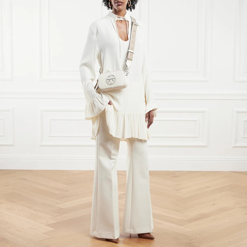 Tory Burch Camera Bag Miller Mini Crossbody Bag New Ivory(Image 2)