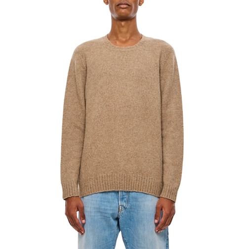 Drumohr Pull Crew Neck Sweater Brown